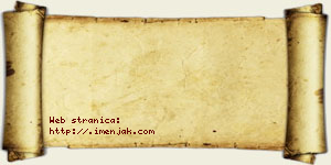 Andrijana Bjelogrlić vizit kartica